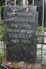 Швейцер Александр Моисеевич, Москва, Востряковское кладбище